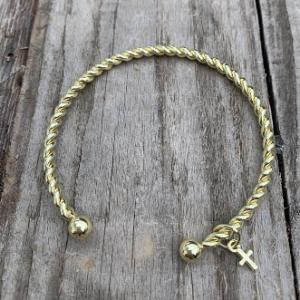 RNΜ154 | ΧΕΙΡΟΠΕΔΑ ΧΡΥΣΗ ΣΤΡΙΦΤΗ ΜΕ ΣΤΑΥΡΟΥΔΑΚΙ (ΣΥΣΚ. 25ΤΜΧ)