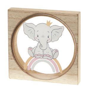 ΞΥΛΙΝΗ ΚΟΡΝΙΖΑ & ΠΛΕΞΙ ΕΛΕΦΑΝΤΑΚΙ ΟΥΡΑΝΙΟ ΤΟΞΟ Κ568