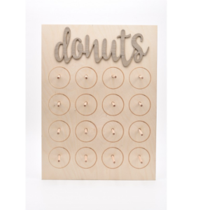 Επιτραπέζια ξύλινη βάση για Donuts 12 θέσεων 43x58cm