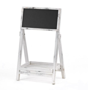 ΞΥΛΙΝΟΣ ΜΑΥΡΟΠΙΝΑΚΑΣ ΣΤΑΝΤ ΛΕΥΚΟΣ 23Χ40Χ70Υ