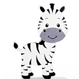 ΠΑΙΔΙΚΗ ΦΙΓΟΥΡΑ ΖΕΒΡΑ ΜΕ ΒΑΣΗ 18Χ30