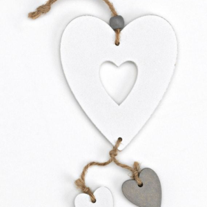 ΞΥΛΙΝΗ ΜΠΟΜΠΟΝΙΕΡΑ ΚΑΡΔΙΑ 8Χ10 ΛΕΥΚΗ ΣΥ=24