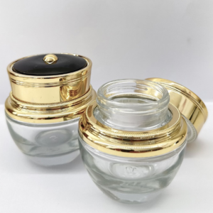 RGGL33 | ΓΥΑΛΙΝΟ ΒΑΖΑΚΙ ΜΕ ΧΡΥΣΟ ΚΑΠΑΚΙ 50ml