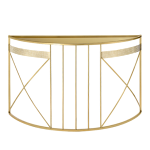 ΜΕΤΑΛΛΙΚΟ ΤΡΑΠΕΖΙ CANDY BAR ΗΜΙΚΥΚΛΙΟ 155Χ50Χ105Υ ECB