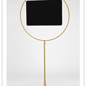 Μεταλλικό Πτυσσόμενο Διακοσμητικό Στάντ Με Μαυροπίνακα