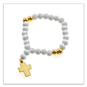 Βραχιόλι με Χρυσό Σταυρό