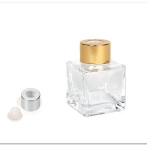 Μπουκαλάκι Γυάλινο για Αρωματικό Χώρου Τετράγωνο 100ml