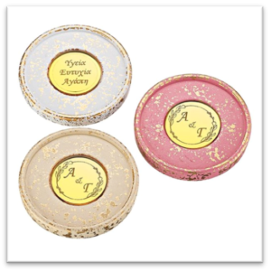 Μπομπονιέρα Κεραμικό Στρογγυλό Σουβέρ