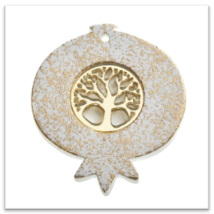 Κεραμικό Χρυσό Ρόδι & Πλέξι