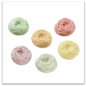 Μίνι Αρωματικό Σαπούνι με Σχήμα Τριαντάφυλλο