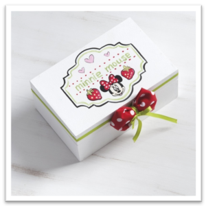 Κουτί Μαρτυρικών βάπτισης Minnie Φράουλα