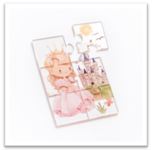 Παιχνίδι Puzzle από Plexiglass Πριγκίπισσα