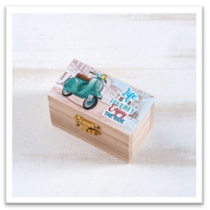 Ξύλινο Σεντούκι Βέσπα