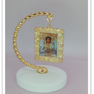 Ημικύκλιο με άγιο της επιλογή σας σε βότσαλο