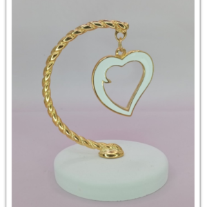 Ημικύκλιο με Καρδιά σε Λεπτό Τεχνητό Βότσαλο