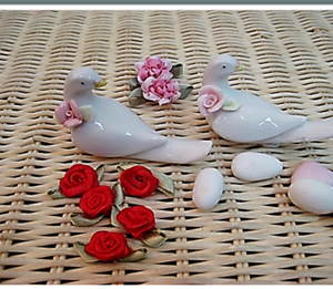 Περιστέρι πορσελάνη άσπρη DL4627