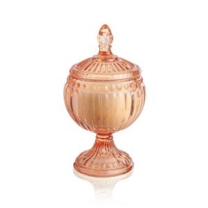 Γυάλινη Μπιζουτιέρα Αρωματικό Κερί