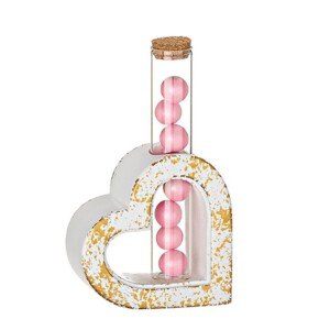 Μπομπονιέρα Κεραμική Βάση Καρδιά για Σωλήνα