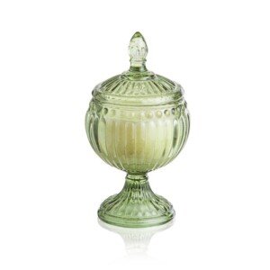 Γυάλινη Μπιζουτιέρα Αρωματικό Κερί