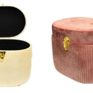 Βελούδινο Μπαούλο Καναπεδάκι