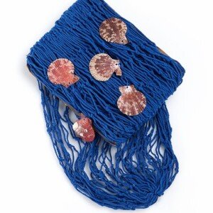 Διακοσμητικό Δίχτη Μπλέ με Κοχύλια