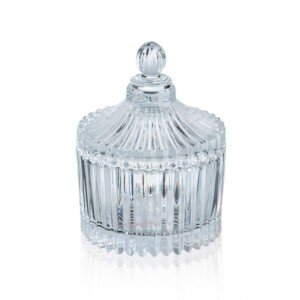 Γυάλινη μπιζουτιέρα-φοντανιέρα σερβιρίσματος