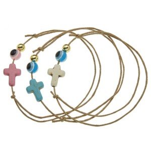 ΜΑΡΤΥΡΙΚΟ ΣΤΑΥΡΟΣ ΜΕ ΜΑΤΙ NU2206 ΡΟΖ