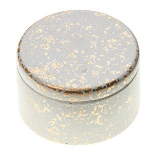 ΣΤΡΟΓΓΥΛΗ ΜΠΙΖΟΥΤΙΕΡΑ ΛΕΥΚΟ/ΧΡΥΣΟ Κ806