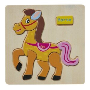 ΞΥΛΙΝΟ ΠΑΖΛ ΖΩΑΚΙΑ ΡΣ003-2