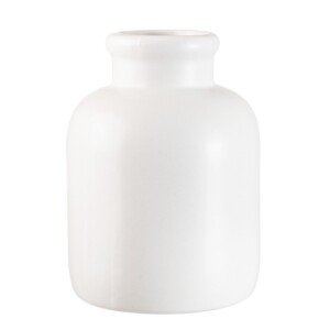 Κεραμικό Βάζο Μικρό Λευκό ΡΤ219 6.5*9εκ