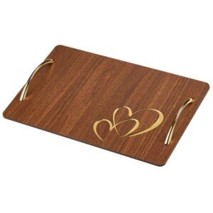 ΞΥΛΙΝΟ ΔΙΣΚΟΣ ΝΒ384 ΜΕ PLEXI GLASS "ΚΑΡΔΙΕΣ"