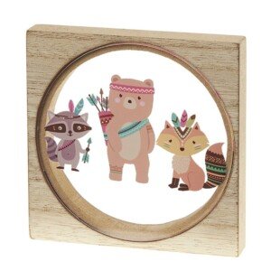 ΞΥΛΙΝΗ ΚΟΡΝΙΖΑ & ΠΛΕΞΙ ΖΩΑ ΔΑΣΟΥΣ Κ553